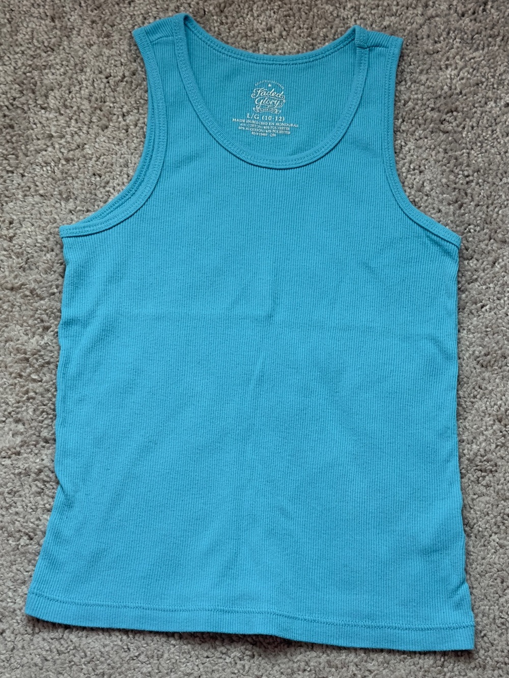 Faded Glory Kids Blue Tank Top